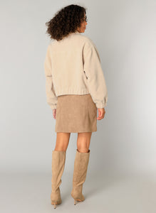YEST - Zeynep Boucle Jacket - Sand