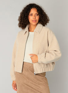 YEST - Zeynep Boucle Jacket - Sand