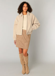 YEST - Zeynep Boucle Jacket - Sand