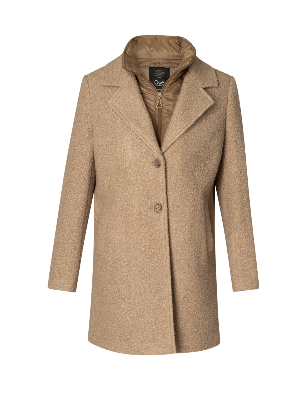 YEST - Zeta Coat - Taupe