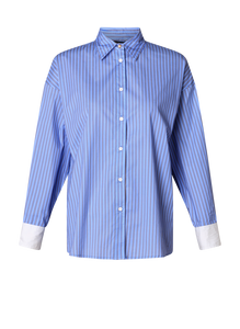 YEST - Benedikte Shirt - French Blue Stripe