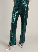 Load image into Gallery viewer, YEST - Engeltje Sequin Pants - Teal Green
