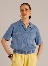 Load image into Gallery viewer, YEST - Kamil Top - Bleach Blue
