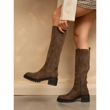 Load image into Gallery viewer, Lunar - Kim Long Faux Suede Boot - Taupe
