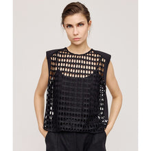 Load image into Gallery viewer, ACCESS - Fishnet Top - Black
