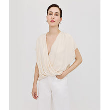 Load image into Gallery viewer, ACCESS - Drape Blouse - Vanilla
