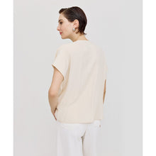 Load image into Gallery viewer, ACCESS - Drape Blouse - Vanilla

