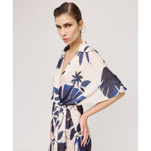 Load image into Gallery viewer, ACCESS - Floral Wrap Dress - Navy
