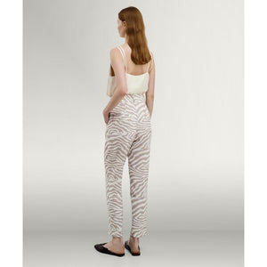 ACCESS - Zebra Printed Pants - Sand