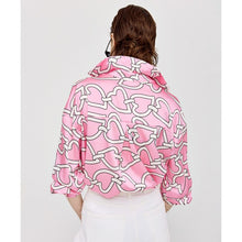 Load image into Gallery viewer, ACCESS - Heart Print Satin Shirt - Pink
