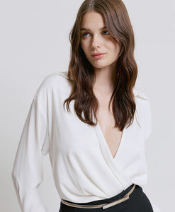 ACCESS - Drape Blouse - Off White