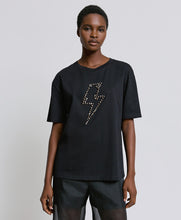 Load image into Gallery viewer, ACCESS - Embellished Tee - Black
