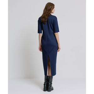 ACCESS - Jersey Dress - Navy