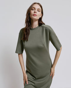 ACCESS - Jersey Dress - Olive