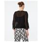 Load image into Gallery viewer, Paz Torras - Sheer Oversized Top - Black
