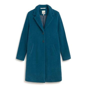 PAZ TORRAS - Single Breasted Coat - Teal