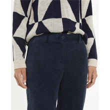 Load image into Gallery viewer, PAZ TORRAS - Straight Leg Corduroy Pants - Navy
