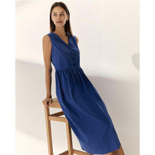 Load image into Gallery viewer, Paz Torras - Sleeveless Dress - Azul
