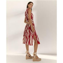 Load image into Gallery viewer, Paz Torras - Shirt Dress - Red &amp; White
