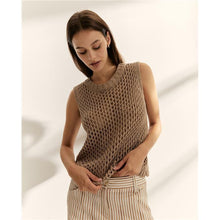 Load image into Gallery viewer, Paz Torras - Crochet Top - Gold
