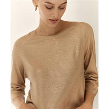 Load image into Gallery viewer, Paz Torras - Fine Knit Sweater - Gold
