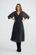 Load image into Gallery viewer, Brave &amp; True - Parkside Polka Dot Dress - Black
