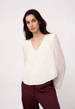 Load image into Gallery viewer, Co'Couture - Balta V Neck Blouse - Off-White
