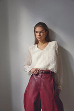 Load image into Gallery viewer, Co'Couture - Balta V Neck Blouse - Off-White
