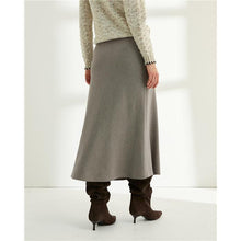 Load image into Gallery viewer, Paz Torras - Tweed Style Skirt - Brown

