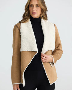 Brave & True - Dylan Shearling Jacket - Tan