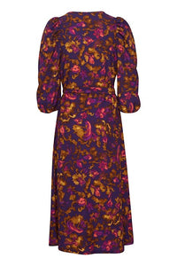 Ichi Maise Sus Dress ~ Purple Floral