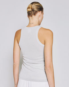 ACCESS - Lurex Vest Top - Silver