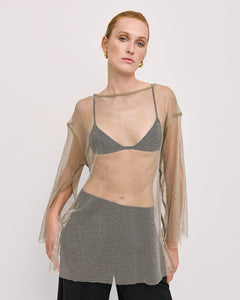 ACCESS - Mesh Top - Metallic Gold