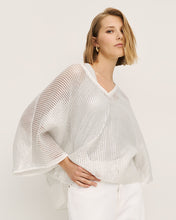 Load image into Gallery viewer, ACCESS - Metallic Mesh Top - Silver
