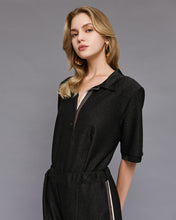 Load image into Gallery viewer, ACCESS - Short Sleeve Lurex Top - Black
