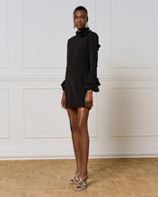 Load image into Gallery viewer, ACCESS - Backless Mini Dress with Ruffles - Black
