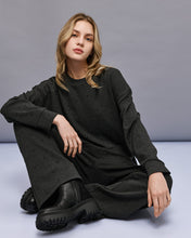 Load image into Gallery viewer, ACCESS - Sweatshirt with Rhinestones - Coal
