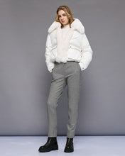 Load image into Gallery viewer, ACCESS - Puffa Jacket with Faux Fur - White
