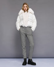 Load image into Gallery viewer, ACCESS - Puffa Jacket with Faux Fur - White
