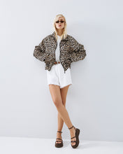 Load image into Gallery viewer, ACCESS - Leopard Bomber Jacket
