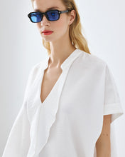 Load image into Gallery viewer, ACCESS - Crinkle Blouse - White
