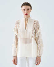Load image into Gallery viewer, ACCESS - Lace Blouse - Vanilla
