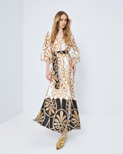 Load image into Gallery viewer, ACCESS - Corfu Printed Maxi Dress - Gold
