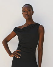 Load image into Gallery viewer, ACCESS - Drop Shoulder Top - Black
