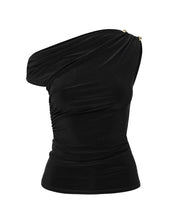 Load image into Gallery viewer, ACCESS - Drop Shoulder Top - Black
