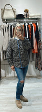 Load image into Gallery viewer, PULZ - Muriel Jacket - Black Animal
