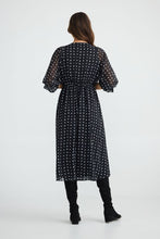 Load image into Gallery viewer, Brave &amp; True - Parkside Polka Dot Dress - Black
