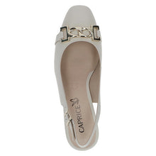 Load image into Gallery viewer, CAPRICE - Venezia Nappa Sling Back Shoes - Off White
