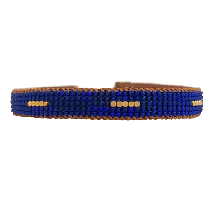 IBU - AF31 Winter Stripe Bracelet - Cobalt