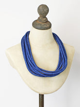 Load image into Gallery viewer, Suzie Blue - Short Multi-Strand Cord Necklace - Blue AR6603
